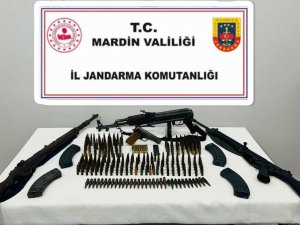 Mardin’de Çok Sayıda Silah ve Mühimmat Ele Geçirildi