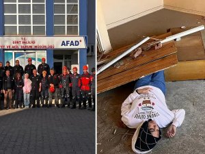 Siirt’te 14 kurumun katıldığı geniş çaplı afet tatbikatı yapıldı