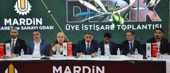 Mardin Ticaret ve Sanayi Odası Üye İstişare Buluşmalarına Derik’te Devam Etti