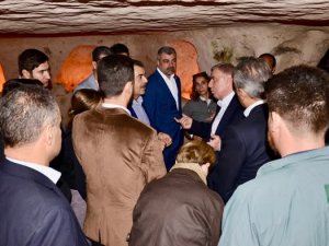 BAKAN YUSUF TEKİN MATİATE YER ALTI ŞEHRİ’Nİ ZİYARET ETTİ