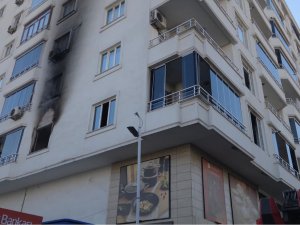 Batmanda 7 katlı binada yangın