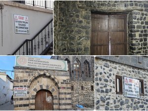 Cizre Dengbej evindeki duvarlarda bulunan çatlaklar tehlike saçıyor