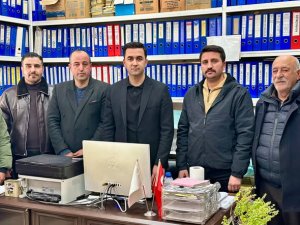 Midyat Kaymakamı Mehmet Kaya Yoğun Kar Temposunu Paylaştı