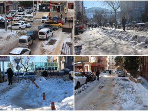 Mardinde yol ve kaldırımlar adeta buz pistine döndü: Vatandaşlar belediyeden çözüm bekliyor