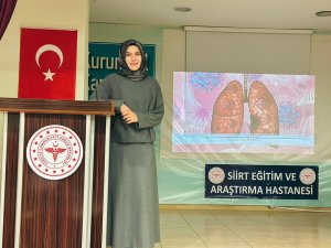 Siirt’te sağlık çalışanlarına verem farkındalık eğitimi