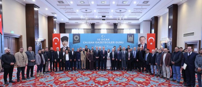 10 Ocak Çalışan Gazeteciler Günü Programına Yapıldı