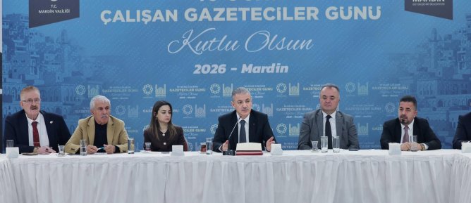 Mardin Vali Tuncay Akkoyun’dan Gazeteciler Günü Programı Düzenlendi