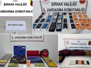 Şırnak’ta uyuşturucu ve kaçakçılık operasyonu