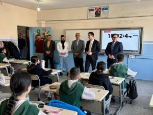 Kaymakam Kaya’dan Fahrettin Önen Ortaokulu’na Eğitim Ziyareti