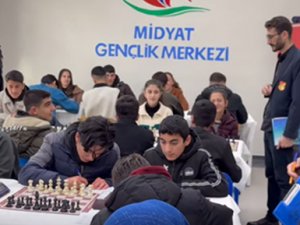 MİDYAT’TA SATRANÇ TURNUVASI BÜYÜK HEYECANA SAHNE OLDU