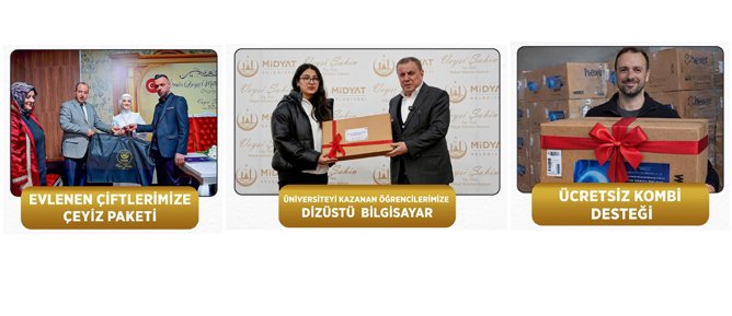 MİDYAT BELEDİYESİ GÖNÜLLERE DOKUNMAYA DEVAM EDİYOR!