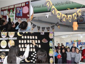 Cizredeki okullar, Maarifin Kalbinde Ramazan temasıyla Ramazan ayına uygun şekilde süslendi