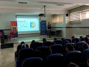 Gaziantepte öğrenciler siber dolandırıcılığa karşı bilinçlendirildi