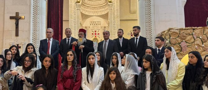 MİDYAT’TA PASKALYA COŞKUSU: MOR ŞARBEL KİLİSESİ’NDE ANLAMLI AYİN