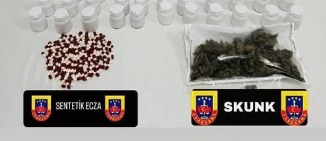 BİNLERCE SENTETİK HAP ELE GEÇİRİLDİ
