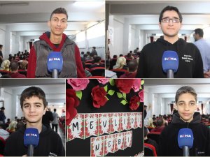 İmam Hatip öğrencileri: Ahlaklı bir nesil için Hazreti Muhammed Aleyhisselamı örnek almak lazım