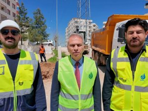 Artuklu’yu besleyecek Yeni Şebekeden Su Akışı Başladı