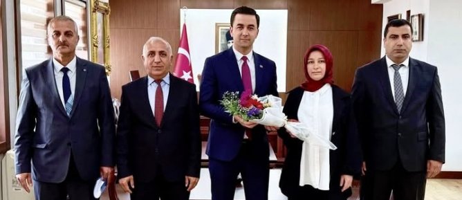 Midyat Kaymakamı Mehmet Kaya’ya Sosyal Güvenlik Haftası Ziyareti