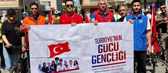 Midyat’ta 19 Mayıs Coşkusu Pedallara Yansıdı
