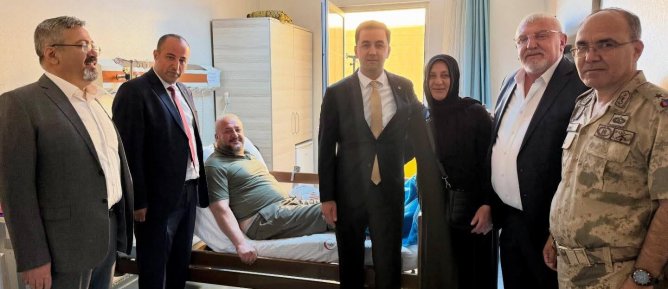 KAYMAKAM KAYA’DAN BAYRAMDA ANLAMLI ZİYARETLER