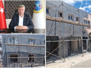 Kayapınarda 35 yıllık belediye binası yenileniyor