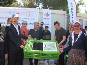 Batmanda 662 girişimciye tavuk desteği