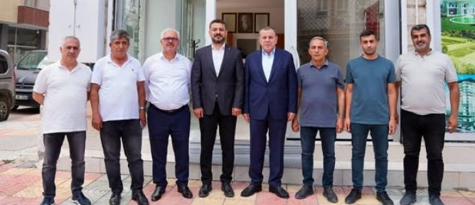 BAŞKAN ŞAHİN’DEN ŞOFÖRLER ODASI BAŞKANI İSLAM İŞ’E HAYIRLI OLSUN ZİYARETİ