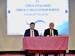 Cizrede eğitim yıl sonu değerlendirme toplantısı gerçekleştirildi