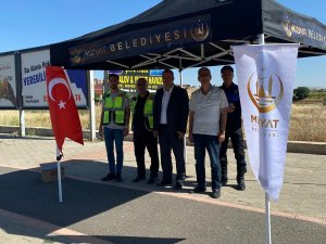 MİDYAT BELEDİYESİ YKSYA GİRECEK ÖĞRENCİLER İÇİN SAHADA!