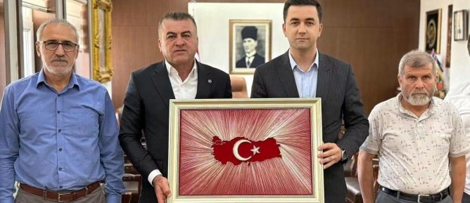 MİDYAT SANAYİ SİTESİ YÖNETİMİNDEN KAYMAKAM KAYAYA ANLAMLI ZİYARET