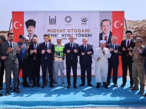 MODERN MİDYAT OTOGARININ TEMELLERİ COŞKUYLA ATILDI