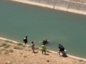Batmanda sulama kanalında boğulma tehlikesi geçiren 2 kişi kurtarıldı