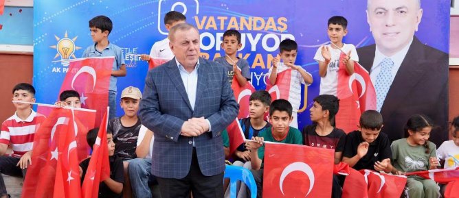 BAŞKAN ŞAHİN, ORTACA’DA COŞKULU BİR ŞEKİLDE KARŞILANDI