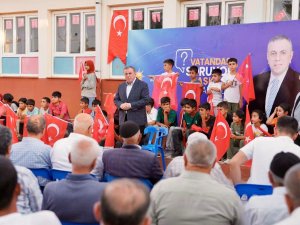 BAŞKAN ŞAHİN, ORTACA’DA COŞKULU BİR ŞEKİLDE KARŞILANDI