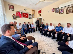 MİDYATTA 15 TEMMUZ ŞEHİDİ VELİT BEKDAŞIN AİLESİNE ANLAMLI ZİYARET