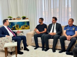 MİDYATTA 15 TEMMUZ KAHRAMANI GAZİ HALİT AYA ANLAMLI ZİYARET