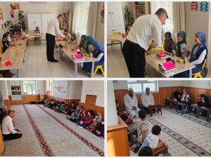 Belediye Başkanı Özhan, çocuklara eğitimin ve okumanın önemini anlattı