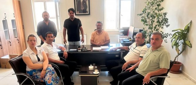 Midyat Eğitim Bir-Sen’den Yeni Görevlendirilen Okul Yöneticilerine Hayırlı Olsun Ziyareti