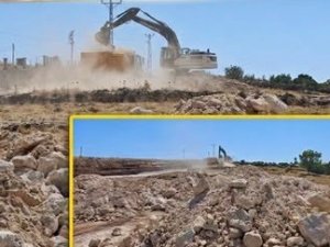 MİDYAT’TA YENİ ŞEHİR MEZARLIĞI VE ÜNİVERSİTE YOLUNDA ÇALIŞMALAR BAŞLADI