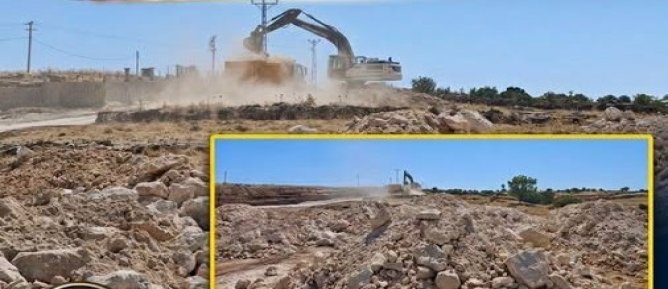 MİDYAT’TA YENİ ŞEHİR MEZARLIĞI VE ÜNİVERSİTE YOLUNDA ÇALIŞMALAR BAŞLADI