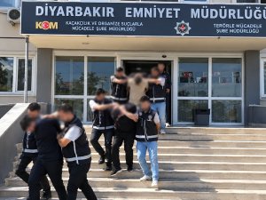 Diyarbakırda Daltonlar suç örgütüne operasyonunda 8 şüpheli tutuklandı