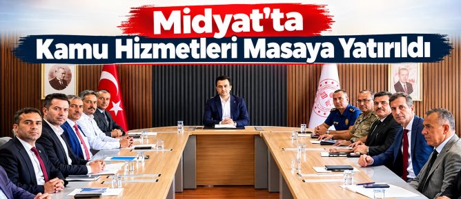 Midyat’ta Kamu Hizmetleri Masaya Yatırıldı