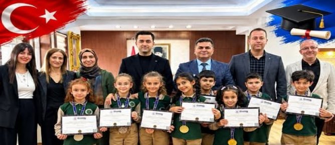 MİDYAT’IN BAŞARILI ÖĞRENCİLERİ MAKAMDA AĞIRLANDI