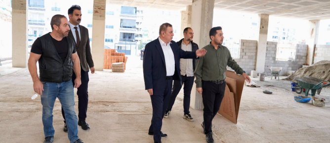 Başkan Şahin, Bağlar Mahallesi’ndeki Sosyal Tesis Projesini İnceledi