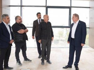 MİDYAT BELEDİYESİ EK HİZMET BİNASINDA SONA YAKLAŞILDI