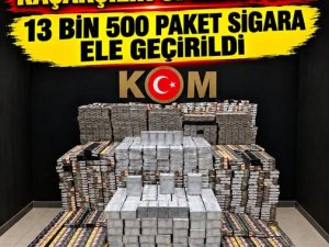 MİDYAT’TA KAÇAKÇILIK OPERASYONU: 13 BİN 500 PAKET SİGARA ELE GEÇİRİLDİ