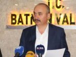 Vali Canalp: Batmanda asayiş olayları azalıyor, uyuşturucuyla mücadele amansız devam ediyor