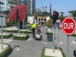 Mersin’de koruyucu evlerde kalan çocuklara trafik bilinci eğitimi