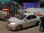 Şanlıurfa’da halk otobüsü ile otomobil çarpıştı: 1 yaralı