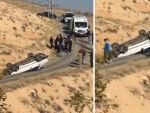 Siirt’te takla atan araçtaki 4 kişi yaralandı